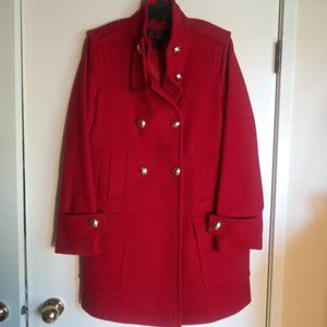 Via Spiga Red Wool Coat Size 10
